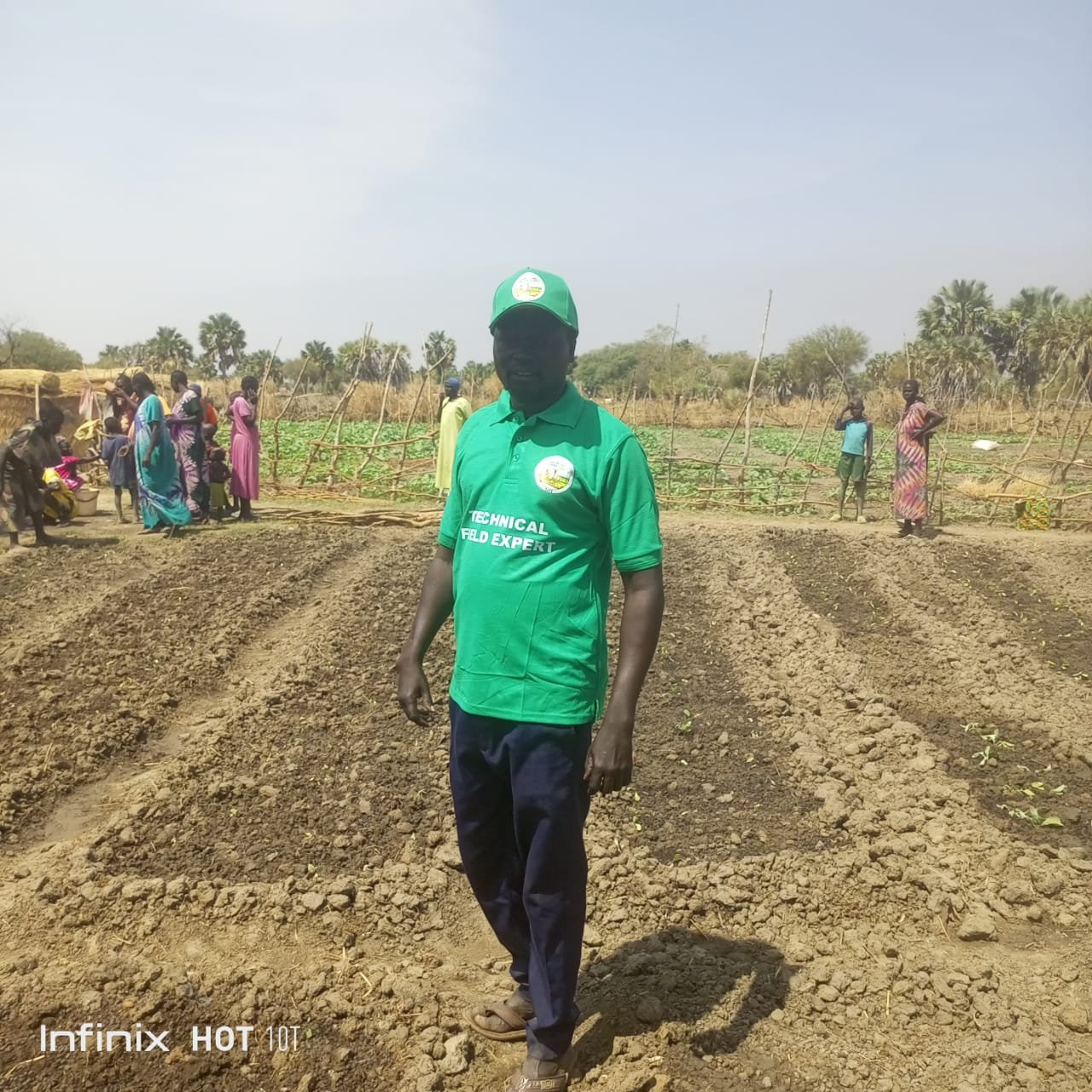 Farmers harvesting sustainable crops in South Sudan